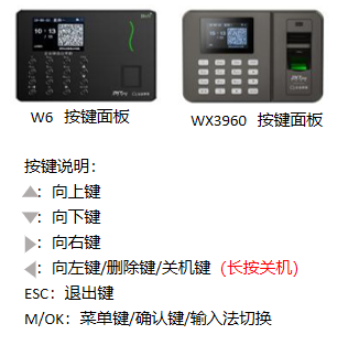 企业微信WX108/WX702考勤机操作说明！